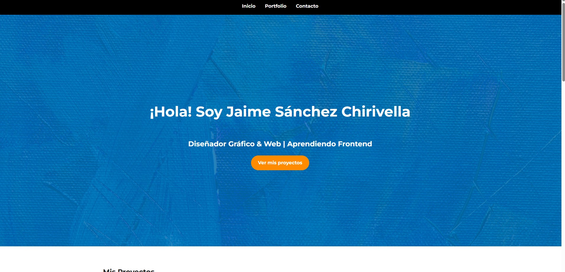 Portfolio de Jaime Sanchez Chirivella